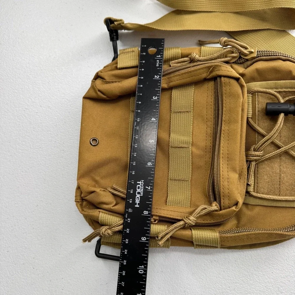 Fami Tactical‎ Sling Bag Travel Everyday Compact Design Canvas Adjustable Strap